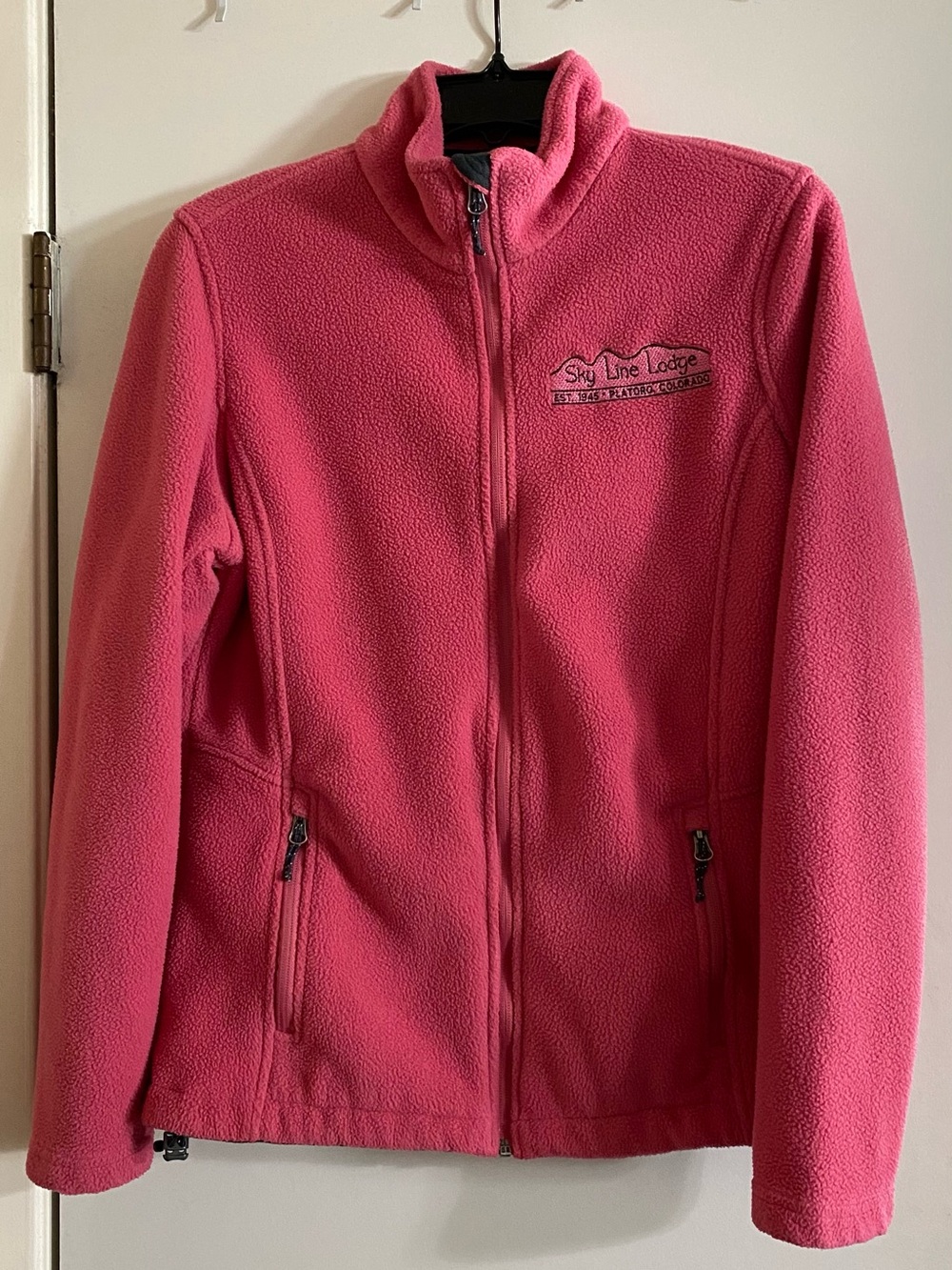 Port Authority women’s Hot Pink Fleece Jacket